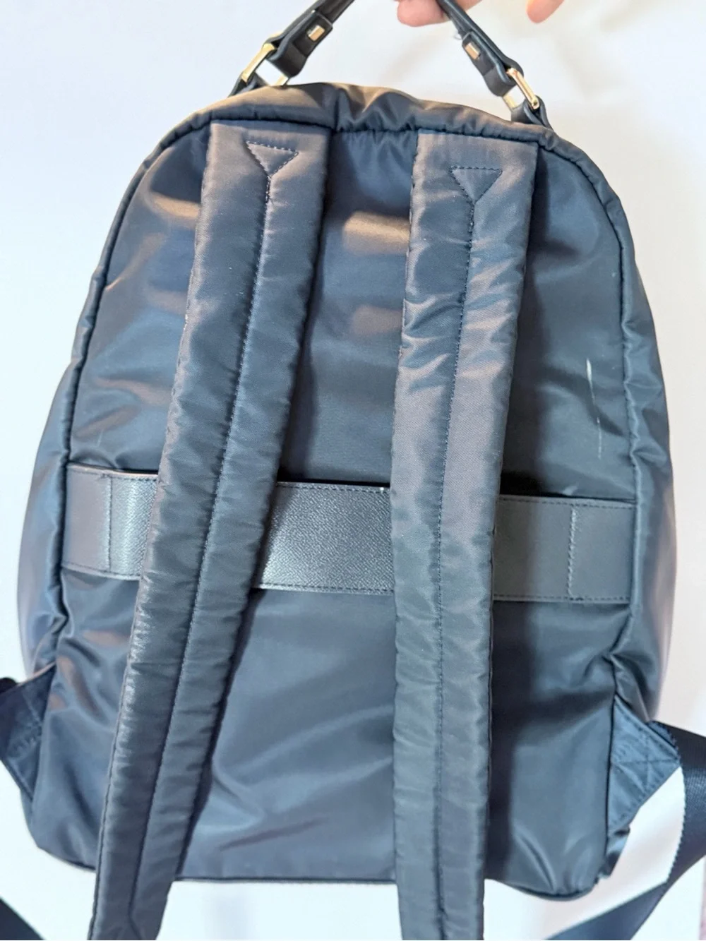Samsonite Dark Navy Karissa Biz  Backpack 14.1” . Nylon w Gold Hardware Accents